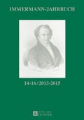 Cover: Immermann-Jahrbuch 14-16 / 2013-2015 - Peter Lang Verlag
