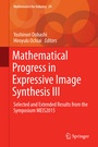 Cover: Mathematical Progress in Expressive Image Synthesis III - Springer