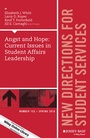 Cover: Angst and Hope - Jossey-Bass