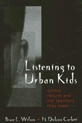Cover: Listening to Urban Kids - State University of New York Press