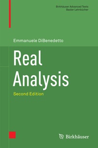 Abbildung von: Real Analysis - Birkhäuser