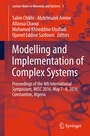 Cover: Modelling and Implementation of Complex Systems - Springer