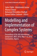 Cover: Modelling and Implementation of Complex Systems - Springer