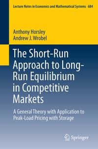 Abbildung von: The Short-Run Approach to Long-Run Equilibrium in Competitive Markets - Springer