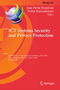 Cover: ICT Systems Security and Privacy Protection - Springer