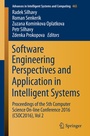 Cover: Software Engineering Perspectives and Application in Intelligent Systems - Springer