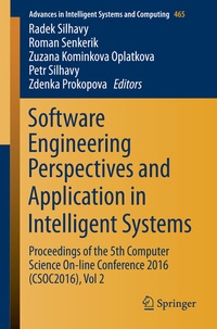 Enlarge image Cover: Software Engineering Perspectives and Application in Intelligent Systems - Springer