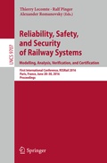 Cover: Reliability, Safety, and Security of Railway Systems. Modelling, Analysis, Verification, and Certification - Springer