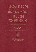 Cover: Lexikon des gesamten Buchwesens - Hiersemann, A