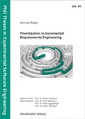 Cover: Prioritization in Incremental Requirements Engineering - Fraunhofer Verlag