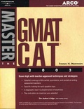 Cover: Master the Gmat Cat, 2003/E - Peterson's Guides,U.S.