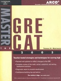Cover: Master the Gre Cat, 2003/E - Peterson's Guides,U.S.