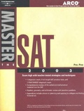 Cover: Master the Sat, 2003/E W/out C - Peterson's Guides,U.S.