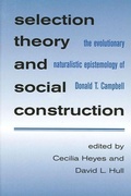Cover: Selection Theory and Social Construction - State University of New York Press