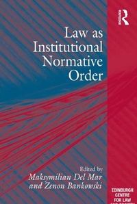Enlarge image Cover: Law as Institutional Normative Order - Routledge