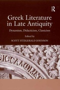 Cover: Greek Literature in Late Antiquity - Routledge