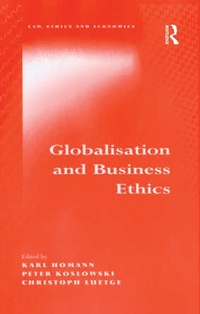 Abbildung von: Globalisation and Business Ethics - Routledge