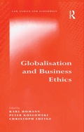 Cover: Globalisation and Business Ethics - Routledge