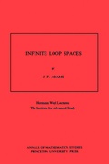 Cover: Infinite Loop Spaces - Princeton University Press