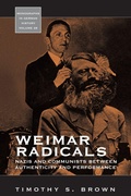 Cover: Weimar Radicals - Berghahn Books