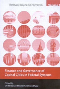 Enlarge image Cover: Finance and Governance of Capital Cities in Federal Systems - McGill-Queen's University Press