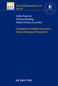 Cover: Compulsory Liability Insurance from a European Perspective - De Gruyter