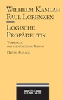 Cover: Logische Propädeutik - J.B. Metzler
