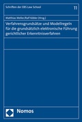 Abbildung von: Verfahrensgrundsätze und Modellregeln für die grundsätzlich elektronische Führung gerichtlicher Erkenntnisverfahren - Nomos