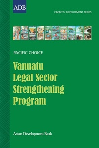 Enlarge image Cover: Vanuatu Legal Sector Strengthening Program - Asian Development Bank
