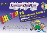 Abbildung von: Einfacher!-Geht-Nicht: 16 Kinderlieder BAND 1 - für das SONOR BWG Boomwhackers Glockenspiel mit CD - LeuWa Verlag