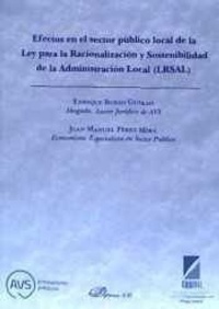 Abbildung von: Efectos en el sector público local de la Ley para la Racionalización y Sostenibilidad de la Administración Local, LRSAL - Editorial Dykinson, S.L.