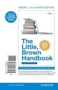 Cover: Little, Brown Handbook, The, Books a la Carte Edition, MLA Update Edition - Pearson