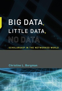 Enlarge image Cover: Big Data, Little Data, No Data - MIT Press