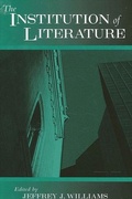 Cover: The Institution of Literature - State University of New York Press