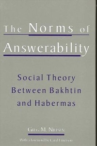 Enlarge image Cover: The Norms of Answerability - State University of New York Press