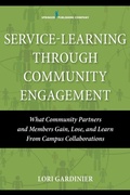 Cover: Service-Learning Through Community Engagement - Springer Publishing Company