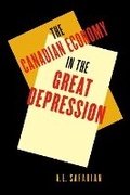 Cover: 'the Canadian Economy in the Great Depression - McGill-Queen's University Press