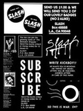 Cover: Slash: A Punk Magazine from Los Angeles - Hat & Beard