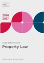Cover: Core Statutes on Property Law 2016-17 - Palgrave Macmillan