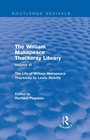 Cover: The William Makepeace Thackeray Library - Routledge