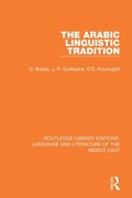 Cover: The Arabic Linguistic Tradition - Routledge