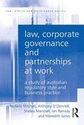 Cover: Law, Corporate Governance and Partnerships at Work - Routledge