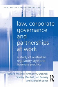 Abbildung von: Law, Corporate Governance and Partnerships at Work - Routledge