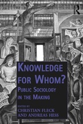 Cover: Knowledge for Whom? - Routledge