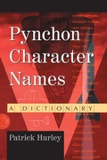 Cover: Pynchon Character Names - McFarland & Co Inc
