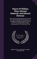 Cover: Report of William Stein, Edward Roderick, and Edward Brennan - Palala Press
