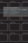 Cover: Intergovernmental Policy Capacity in Canada - McGill-Queen's University Press