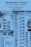 Cover: Anaximander in Context - State University of New York Press