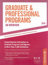 Enlarge image Cover: Gradute & Professional Programs: An Overview - 2010 - Peterson's Guides,U.S.