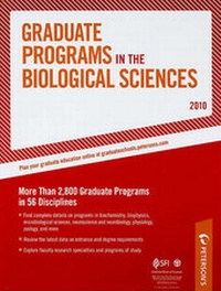 Enlarge image Cover: Graduate Programs in the Biological Sciences - 2010 - Peterson's Guides,U.S.
